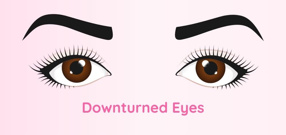 eyelash extension for downturned eyes